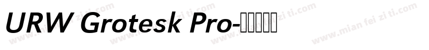 URW Grotesk Pro字体转换